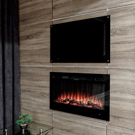 Apartment In The Center! Panoramic Windows! Fireplace! Chisinau Exterior foto